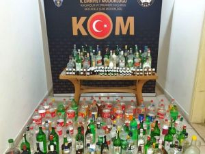 Sahte İçki Yaparak Piyasaya Süren 3 Kişi Gözaltına Alındı