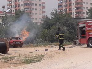 Benzinle Araç Temizlerken Canından Oluyordu