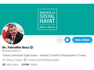 Bakan Koca:” Kapak Fotoğrafını Birazdan Değiştiriyorum. Kötü Örneğe Son Bir Kez Bakın”