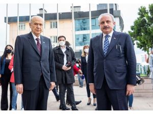 Tbmm Başkanı Şentop, Bahçeli Görüşmesi Sona Erdi