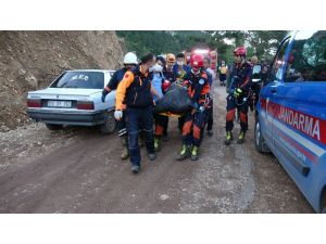 Kayıp Gencin Kaza Yapıp Uçuruma Düştüğü Ortaya Çıktı