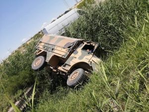 Gaziantep’te Askeri Araç Devrildi: 4 Yaralı