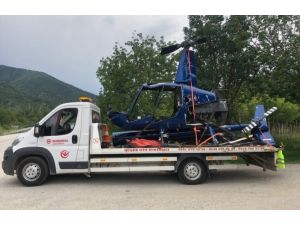 Nallıhan’da Terk Edilmiş Helikopter 8 Yıl Sonra Kaldırıldı