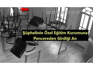 Özel Eğitim Kurumundan Hırsızlık Anları Kamerada