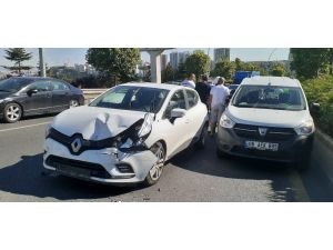 Başkentte Zincirleme Kaza; 4 Araç Birbirine Girdi
