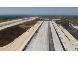 Çukurova Bölgesel Havalimanı Havadan Görüntülendi
