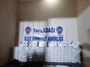 Hatay’da Kaçak Sigara Operasyonu