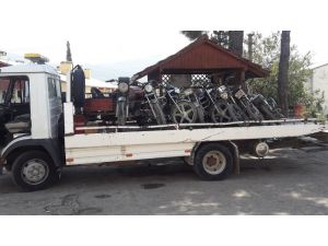 Adana’da Çalınan Motosikletler Kozan’da Bulundu