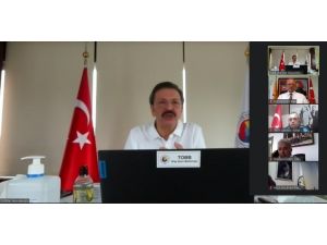 Osb Başkanları, Hisarcıklıoğlu İle Video Konferansta Bir Araya Geldi