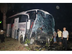 Freni Patlayan Yolcu Otobüsü Dehşet Saçtı: 8 Yaralı