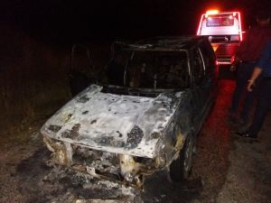 Konya’da Seyir Halindeki Otomobilde Yangın