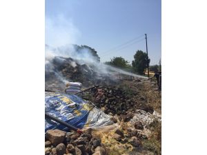 Hatay’da Saman Balyaları Yandı