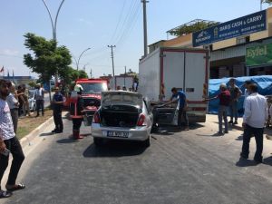 Tarsus’ta Trafik Kazası: 2 Yaralı