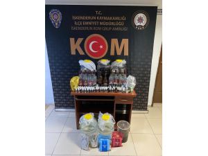 İskenderun’da Kaçak Ve Sahte İçki Operasyonu