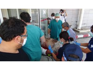 Yaralı Askerlerden Biri Silifke Devlet Hastanesine Getirildi