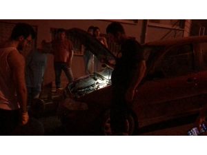 Otomobilin Motoruna Sıkışan Kediyi İtfaiye Kurtardı