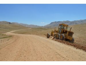 Söbüçimen yayla yolunda bakım onarım çalışması