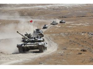 Azerbaycan İle Türkiye Arasında Atışsız Tatbikat Provası Yapıldı