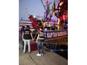 Alanya’da gezi teknelerine yönelik denetim