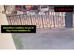Önce Otomobil Çaldılar, Sonra Çaldıkları Araçla Gasp Yaptılar