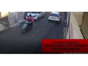Motosikletli Kapkaççılar Polisten Kaçamadı