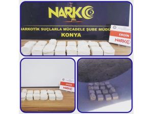 Konya’da 8 Kilogram Eroin Ele Geçirildi