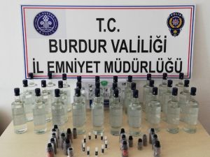 Burdur’da Kaçak İçki Operasyonu