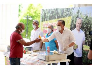 Muratpaşa’da mısırlar menüye eklendi