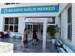 Belediye Tıp Merkezi girişine ozon odası