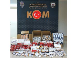 Alanya’da kaçak tütün operasyonu