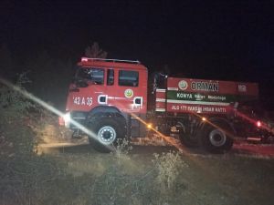 Seydişehir’de Kuğulu Parkta Yangın Paniği