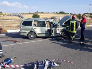 Denizli’de Trafik Kazasında 1 Kişi Öldü, 2’si Çocuk 8 Kişi Yaralandı