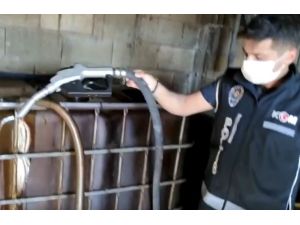 Gaziantep’te Bin Litre Kaçak Akaryakıt Ele Geçirildi