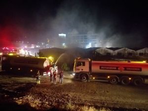 Başkent’te Kargo Şirketine Ait Depoda Yangın Çıktı
