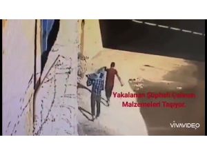 Kablo Hırsızları Kameralara Yakalandı