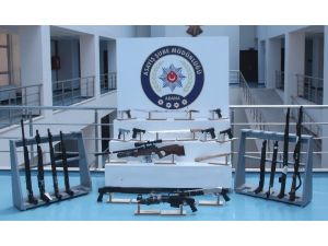Adana’da 1 Haftalık Denetimlerde 41 Adet Silah Ele Geçirildi