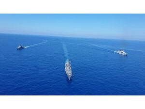 Msb: "Tcg Göksu Ve Tcg Fatih Fırkateynleri İle İtalyan Muhribi Its Durand De La Penne Tarafından 25 Ağustos 2020 Günü, Doğu Akdeniz’de Birlikte Çalışabilirlik Ve Koordinasyonun Geliştirilmesi Maksadıyla Geçiş Eğitimleri