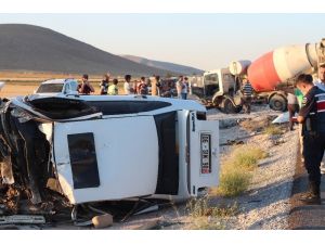 Otomobille Beton Mikseri Çarpıştı: 1 Ölü