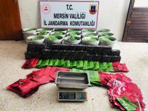 Mersin’de 273 Kilogram Bandrolsüz Nargile Tütünü Ele Geçirildi