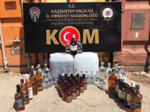 Gaziantep’te Sahte Alkol Operasyonu