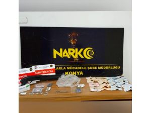 Konya’da Bin 185 Gram Uyuşturucu Ele Geçirildi