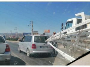 Afyonkarahisar’da İlginç Kaza