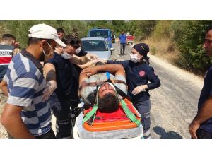 Hatay’da "Patpat" Dere Yatağına Uçtu: 2 Yaralı