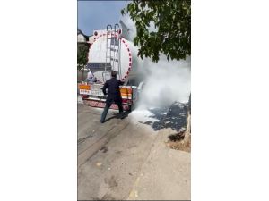 Tanker Alev Aldı Faciadan Dönüldü