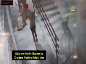 Önce Kameralara Yakalandı Sonra Polise