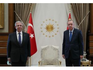 Cumhurbaşkanı Erdoğan, Mansur Yavaş’ı Kabul Etti