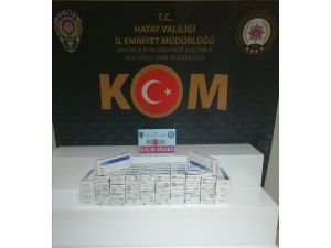 Hatay’da 500 Paket Gümrük Kaçağı Sigara Ele Geçirildi