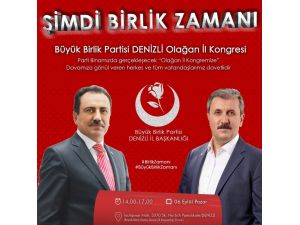 Denizli Bbp Olağan Kongre Düzenleyecek