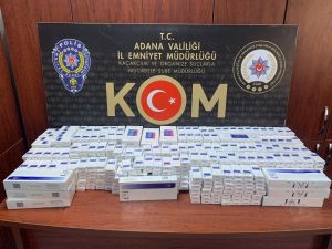 Adana’da Bin 330 Paket Kaçak Sigara Ele Geçirildi