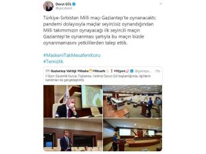 Milli Maç Gaziantep’te Oynanmayacak